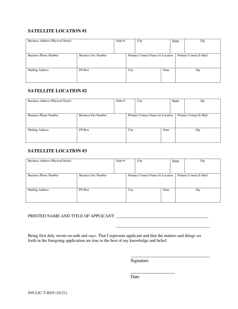 Renewal Application for Title Insurance Agent License - Idaho, Page 3