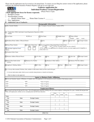 Uniform Application for Individual Producer License/Registration - Idaho, Page 2