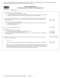 Uniform Application for Individual Producer License/Registration - Idaho, Page 5