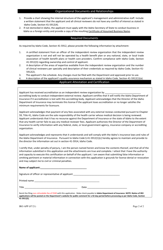 Application for Registration as an Iro for Entities With National Accreditation - Idaho, Page 2