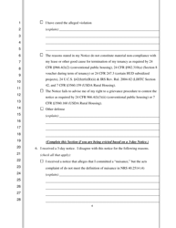 Tenant&#039;s Answer/Affidavit in Opposition to Summary Eviction - Nevada, Page 4