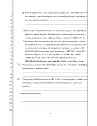 Tenant&#039;s Answer/Affidavit in Opposition to Summary Eviction - Nevada, Page 6