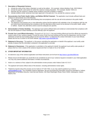 State Form 56815 Application for a Boiler or Pressure Vessel Variance - Indiana, Page 4