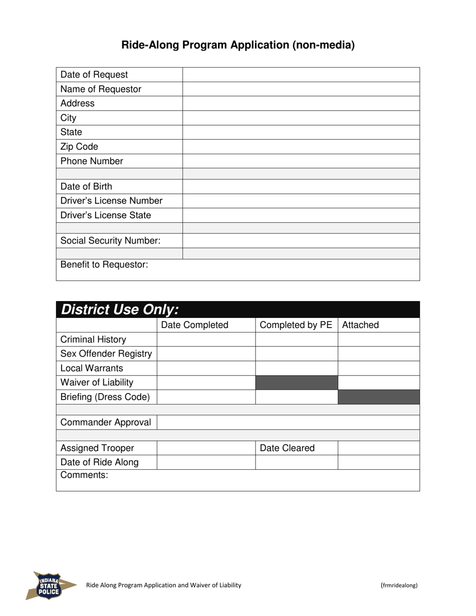 Waiver of Liability and Acceptance of Risk - Indiana, Page 3