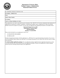 VA Form 40-1330 Claim for Standard Government Headstone or Marker, Page 3