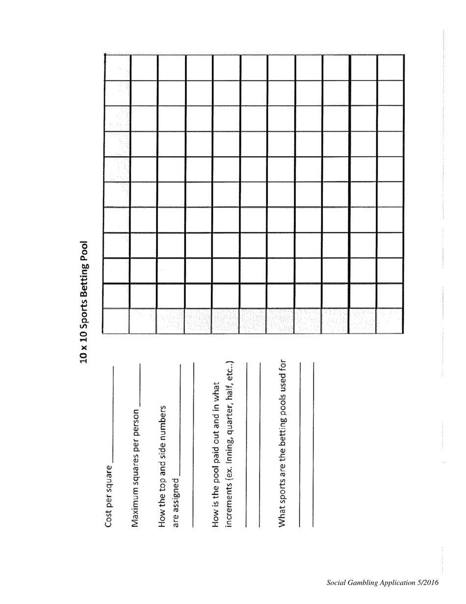 Social Gambling License Application - Iowa, Page 4