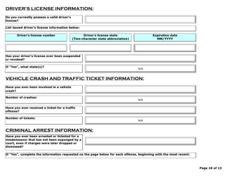 Volunteer Chaplain on-Line Application - Indiana, Page 10