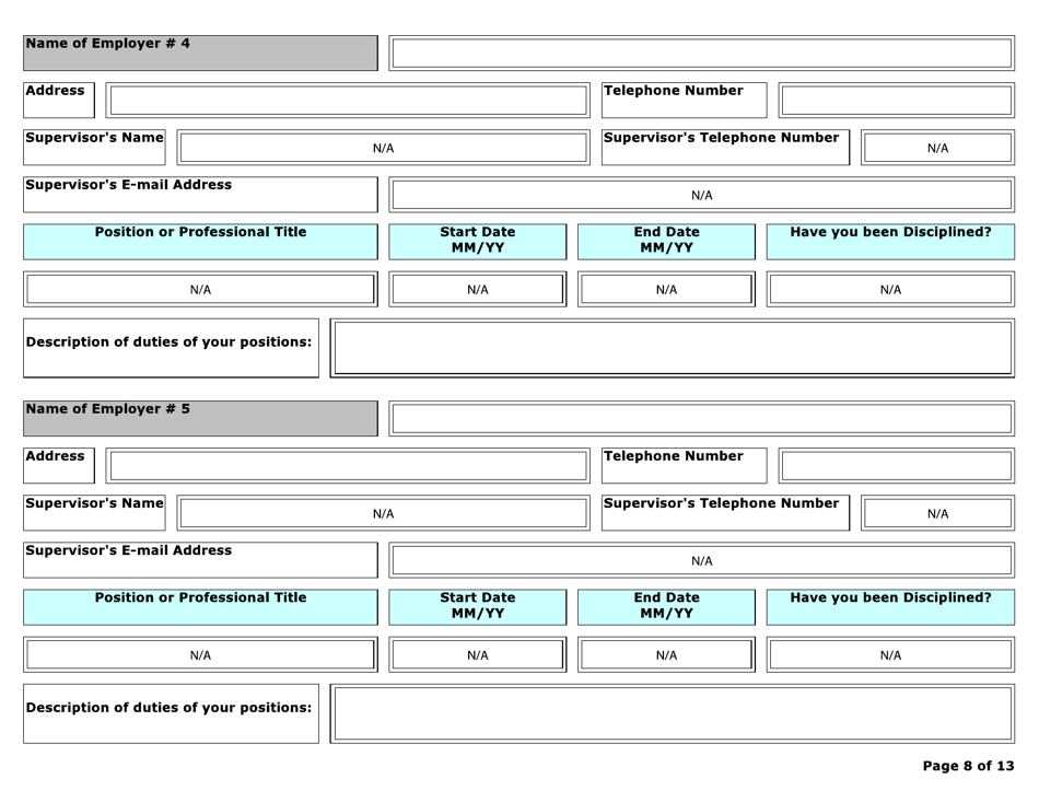 Volunteer Chaplain on-Line Application - Indiana, Page 8
