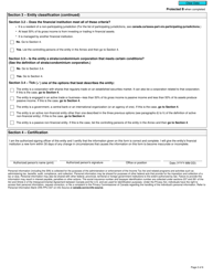 Form RC521 Declaration of Tax Residence for Entities - Part Xix of the Income Tax Act - Canada, Page 2