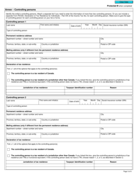 Form RC521 Declaration of Tax Residence for Entities - Part Xix of the Income Tax Act - Canada, Page 3