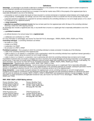 Form RC298 Advantage Tax Return for Rrsp, Tfsa or Rdsp Issuers, Resp Promoters or Rrif Carriers - Canada, Page 2