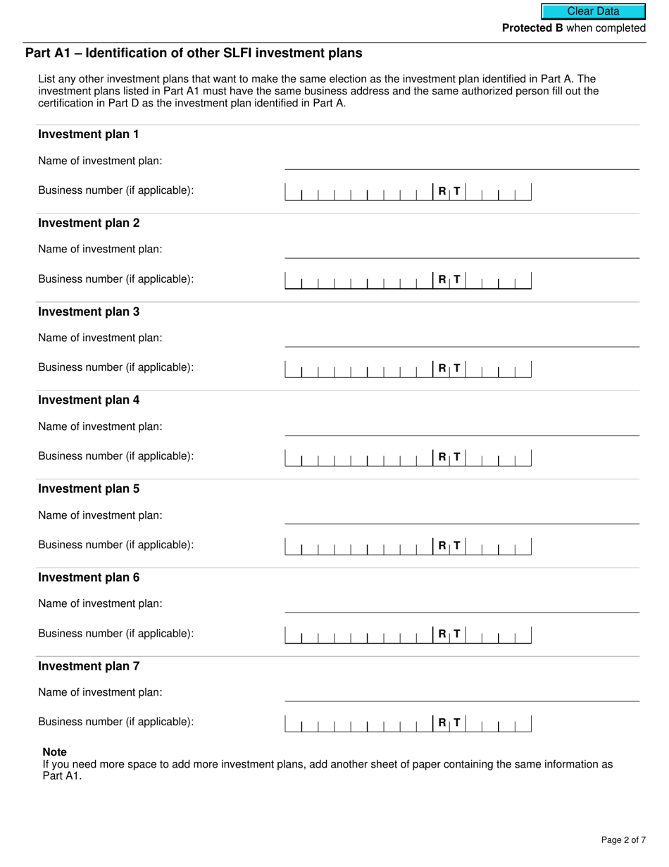 Form RC7204-2 Elections to Withdraw From a Consolidated Filing Election for a Selected Listed Financial Institution for Gst / Hst and Qst Purposes or Only Qst Purposes - Canada, Page 2
