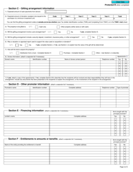 Form T5001 Application for Tax Shelter Identification Number and Undertaking to Keep Books and Records - Canada, Page 2