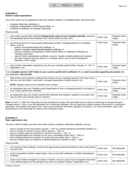 Form CIT0014 Document Checklist - Application for a Citizenship Certificate (Proof of Citizenship) - Canada, Page 3