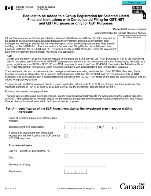 Form RC7202-1  Printable Pdf