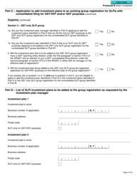 Form RC7202-1 Request to Be Added to a Group Registration for Selected Listed Financial Institutions With Consolidated Filing for Gst/Hst and Qst Purposes or Only for Qst Purposes - Canada, Page 3