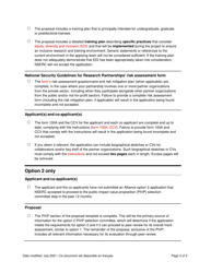 Alliance Grants Application Checklist - Canada, Page 3