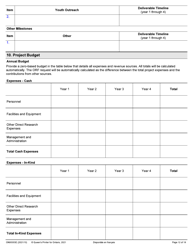 Form ON00303E Application Form Stream 2: Targeted Ontario Research Fund - Research Excellence Round 11 - Ontario, Canada, Page 12