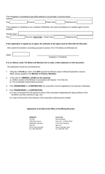 Form MB11 Transfer of Mineral Disposition(S) and Mineral Lease(S) - Manitoba, Canada, Page 2