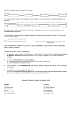 Forme MB11 Cession D&#039;alienations Minieres Et De Baux Miniers - Manitoba, Canada (French), Page 2