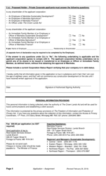 Application for Assignment - Manitoba, Canada, Page 4