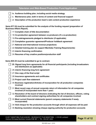 Television and Web-Based Production Fund Application - Manitoba, Canada, Page 11