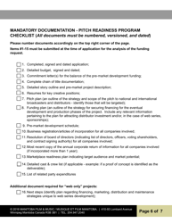 &quot;Pitch Readiness Program for Multi-Episode Productions Application Form&quot; - Manitoba, Canada, Page 6