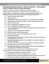 Demande De Financement Pour La Production De Longs Metrages - Manitoba, Canada (French), Page 10