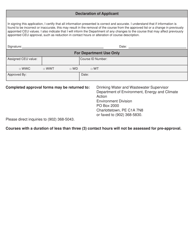 Continuing Education Unit (Ceu) Course Evaluation Approval Form - Prince Edward Island, Canada, Page 2