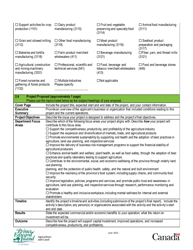 Application Form - Sigi: Abattoir Strategic Enhancement Project (Asep) - Prince Edward Island, Canada, Page 3