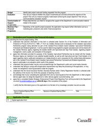 Application Form - Sigi: Abattoir Strategic Enhancement Project (Asep) - Prince Edward Island, Canada, Page 4