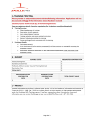 Workplace Skills Training Application for Employers - Prince Edward Island, Canada, Page 4