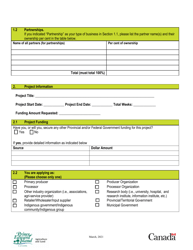 Application Form - Agriculture Stewardship Program Beneficial Management Practices Sub-program - Prince Edward Island, Canada, Page 2