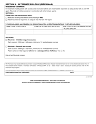 Special Authorization Request - Rheumatoid Arthritis - Prince Edward Island, Canada, Page 2