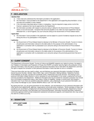 Application for Funding - Employ Pei Program - Individual - Prince Edward Island, Canada, Page 2