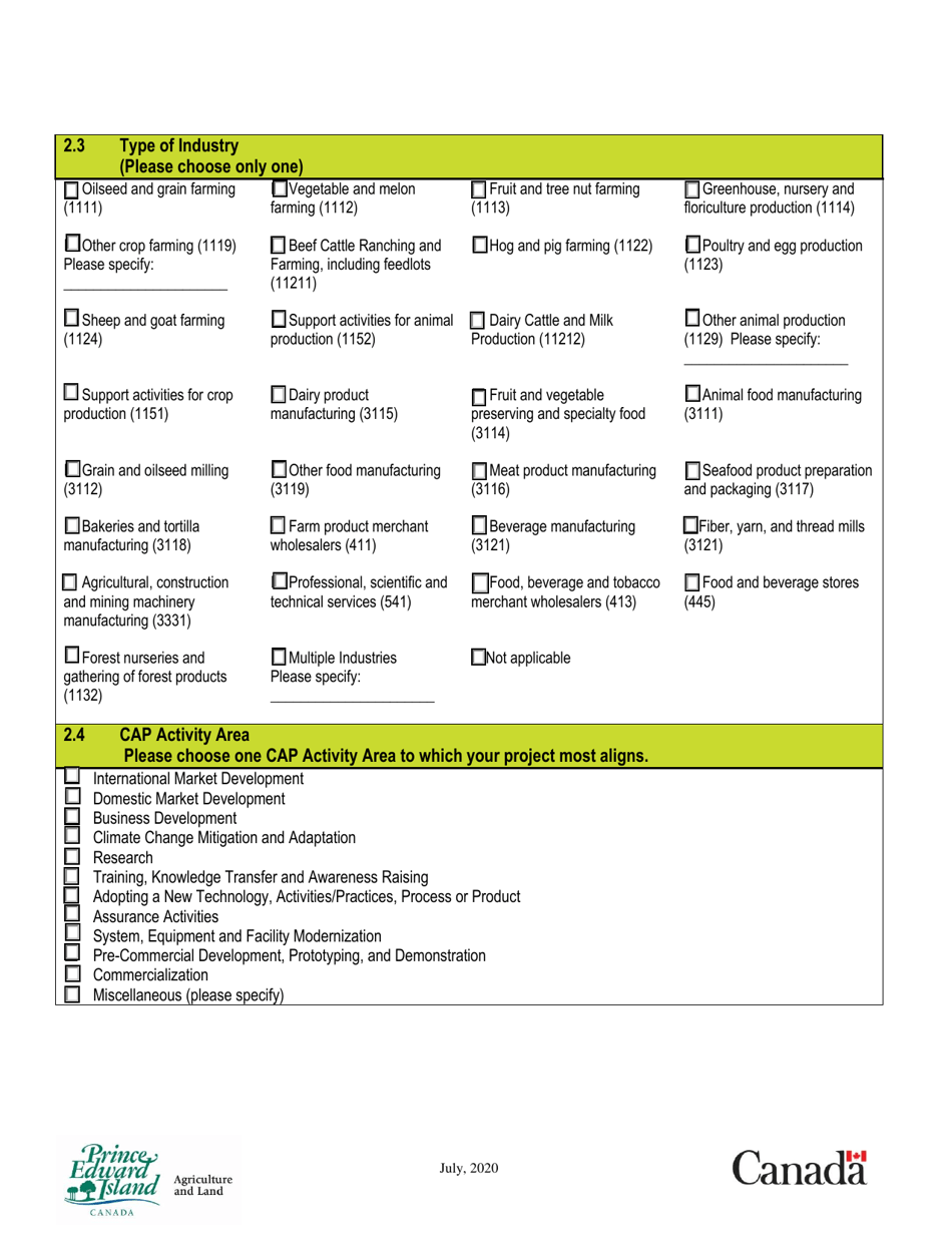 Application Form - Soil Conservation - Erosion Control Structures Bmp - Agriculture Stewardship Program - Prince Edward Island, Canada, Page 3