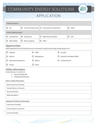 Community Energy Solutions Application - Prince Edward Island, Canada, Page 4