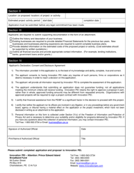 Pei Broadband Fund (Peibf) Application Form for Business - Prince Edward Island, Canada, Page 2