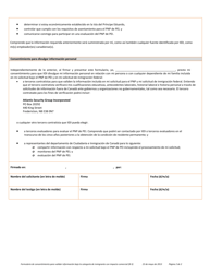 Formulario B-5 Formulario De Consentimiento Para Validar Informacion Bajo La Categoria De Inmigrante Con Impacto Comercial - Prince Edward Island, Canada (Spanish), Page 2