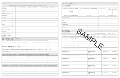 Form MG-7426E Employment and Income Assistance Application (Households With Two Adults) - Sample - Manitoba, Canada, Page 9