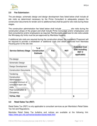 Form FOR-4C Request for Quotation - Prime Consulting Services - Sample - Manitoba, Canada, Page 7
