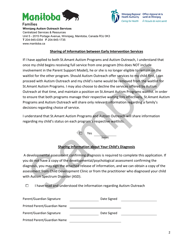 Winnipeg Autism Outreach Service Application - Sample - Manitoba, Canada, Page 2