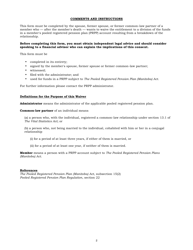 Schedule D Waiver of Division After Death of Member Under the Pooled Registered Pension Plans (Manitoba) Act - Manitoba, Canada, Page 2