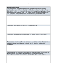 Intervener Application Form - Manitoba, Canada, Page 2