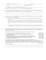 Application for Registration as Mortgage Broker or Restricted Mortgage Broker - Manitoba, Canada, Page 3