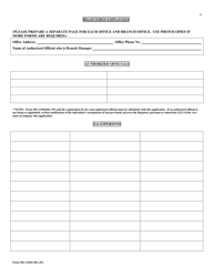Form MG-14344 Application for Renewal of Registration as Real Estate Broker - Manitoba, Canada, Page 4
