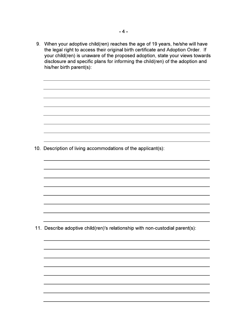 Family Self-assessment - Newfoundland and Labrador, Canada, Page 4