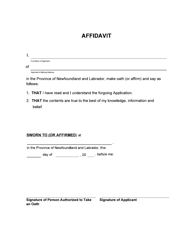 Form 51-08-07-14-699S Application for Adoption Order - Supreme Court - Newfoundland and Labrador, Canada, Page 3
