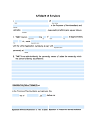 Form 51-08-07-14-625 S Notice to Respondent - Supreme Court - Newfoundland and Labrador, Canada, Page 2