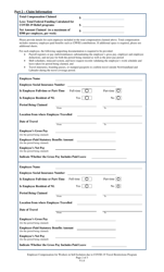 Employer Compensation for Workers in Self-isolation Due to Covid-19 Travel Restrictions Application Form - Newfoundland and Labrador, Canada, Page 2